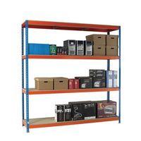 heavy duty painted unit height mm 2500 shelf size 2400 x 600 no sh