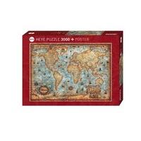 Heye The World Puzzles (3000-Piece)