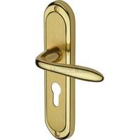 Henley Euro Profile Door Handle (Set of 2) Finish: Mayfair Split