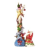 heartwood creek santas stacked magic toybag figurine