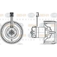 Hella 8EW 009 159-631 Blower