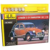 heller 50766 model car citron 2cv charleston