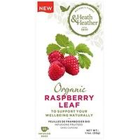 Heath & Heather Organic Raspberry Leaf Tea (Case of 12, Total 240 Teabags)