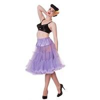 Hell Bunny 50s Petticoat Skirt Lavender Purple Ao Long 25\