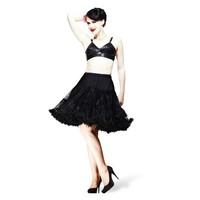 hell bunny mid length 20 tutu style petticoat underskirt