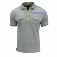 Henleys Men\'s Visit Plus Size Regular Polo T Shirt Grey