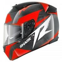 HE4748EKRWXS - Shark Speed-R Carbon Run Motorcycle Helmet XS Black Red (KRW)