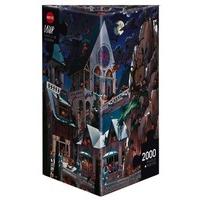 heye puzzles triangular 2000 pc castle of horror loup