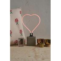 Heart Neon Table Lamp, PINK