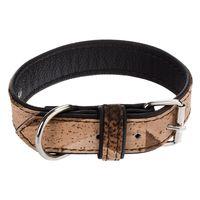 heim cork leather tiger dog collar size 50
