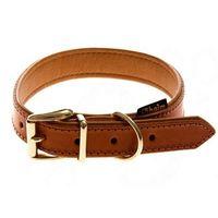 Heim Buffalo Dog Collar - Cognac - Size 60