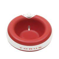 Heyrex Torus Pet Water Bowl - Red - Bundle: 2 litre Bowl + 5 x Filters