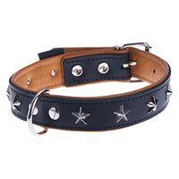 Heim Leather Dog Collar - Stars - Size 40