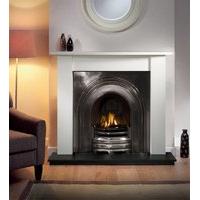 Henlow Agean Limestone Fireplace Package With Crown Cast