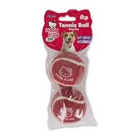 hello kitty twin pack tennis balls pack of 6