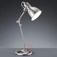 Height-adjustable table lamp Keali, matt nickel
