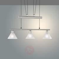 height adjustable pendant light 3 bulb