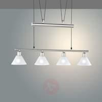 height adjustable pendant light 4 bulb