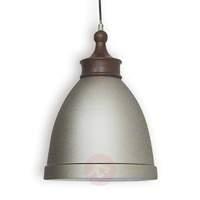 hevin metal pendant light grey