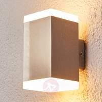 Hedda modern stainless steel LED outdoor wall lamp