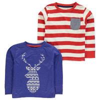 Heatons 2 Pack Striped T Shirts Child Boys