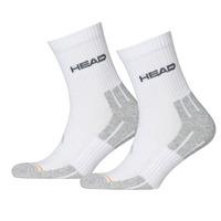 head performance short crew socks 3 pair pack white uk 25 5