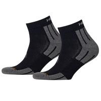 Head Performance Quarter Socks - 2 Pair Pack - Black, UK 2.5-5