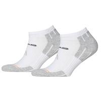 Head Performance Sneaker Socks - 2 Pair Pack - White, UK 9-11