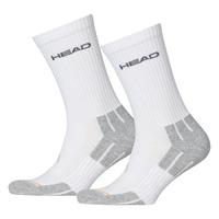 Head Performance Crew Socks - 3 Pair Pack - White, UK 6-8