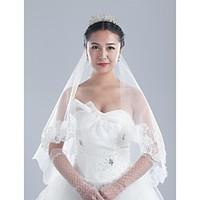 Headpieces with Veil Tulle Bride Wedding/Prom Veil