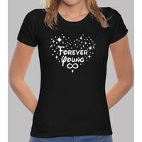 heart forever young - white