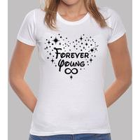 heart forever young - black