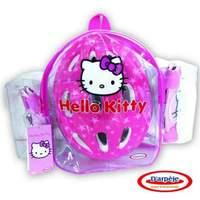 Hello Kitty Helmet Protective Pads & Crystal Bag Ohky04