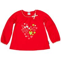 Heart Print Top - Red quality kids boys girls