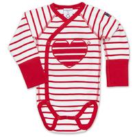 Heart Newborn Baby Bodysuit - Red quality kids boys girls