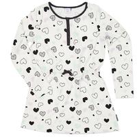 Heart Print Dress - White quality kids boys girls