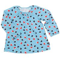 Heart Tunic Top - Blue quality kids boys girls