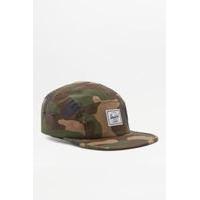 Herschel Supply co. Glendale Camo 5-Panel Cap, OLIVE