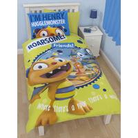 henry hugglemonster roar single duvet cover and pillowcase set