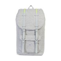 Herschel Little America Backpack light grey crosshatch/grey rubber