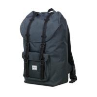 herschel little america backpack dark shadowblack synthetic leather