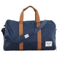 herschel novel duffle navytan synthetic leather