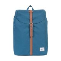 herschel post mid volume backpack indian tealtan synthetic leather
