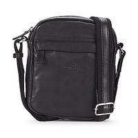 hexagona soft pochette mens pouch in black