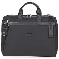 hexagona portedoc silo mens briefcase in black