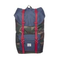 Herschel Little America Backpack woodland camo/navy/red rubber