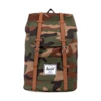 Herschel Retreat Backpack woodland camo/tan synthetic leather