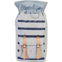 herschel little america offset bag grey mens backpack in grey