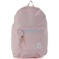 herschel hershel supply co parker studio backpack in pale pink waxed f ...