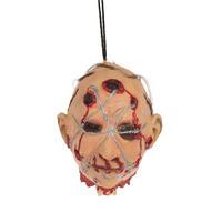 Head With Barbed Wire Hanging Decoration
